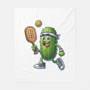 Funny Pickleball Player Paddleball Lover Fleecedecke