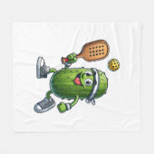 Funny Pickleball Player Paddleball Lover Fleecedecke (Vorderseite (Horizontal))
