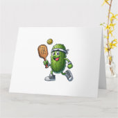 Funny Pickleball Player Paddleball Lover Karte (Gelbe Blume)