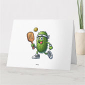 Funny Pickleball Player Paddleball Lover Karte (Rückseite)