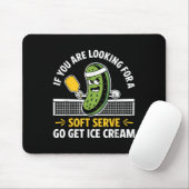 Funny Pickleball Player Paddleball Lover Men Fraue Mousepad (Mit Mouse)