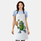 Funny Pickleball Player Paddleball Lover Schürze (Getragen)