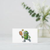 Funny Pickleball Player Paddleball Lover Visitenkarte (Stehend Vorderseite)