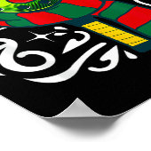 Funny Pickleball Player Weihnachtsfeiertag Rentier Poster (Ecke)