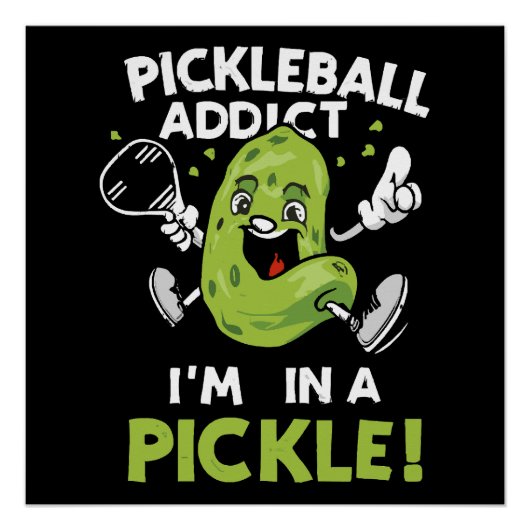 Funny-Pickleball Poster (Vorderseite)