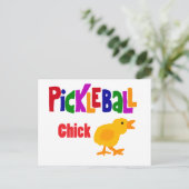 Funny Pickleball Postkarte (Stehend Vorderseite)
