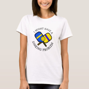 Funny Pickleball Pun könnte ein Dinner-Problem hab T-Shirt
