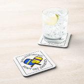 Funny Pickleball Pun | Lassen Sie sich nicht zersc Getränkeuntersetzer (Rechte Seite)