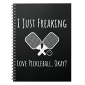 Funny Pickleball Quote Notebook Spaß Geschenke Pla Notizblock (Vorderseite)