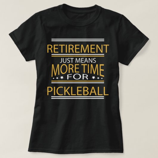 Funny Pickleball Redewendungen T-Shirt (Design vorne)