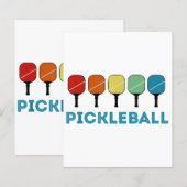Funny Pickleball Retro Vintag (Vorne/Hinten)