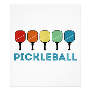 Funny Pickleball Retro Vintag Fotodruck