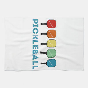 Funny Pickleball Retro Vintag Geschirrtuch