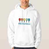 Funny Pickleball Retro Vintag Hoodie (Vorderseite)
