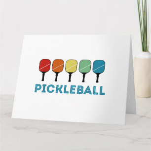 Funny Pickleball Retro Vintag Karte