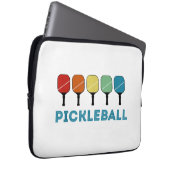 Funny Pickleball Retro Vintag Laptopschutzhülle (Vorne Rechts)