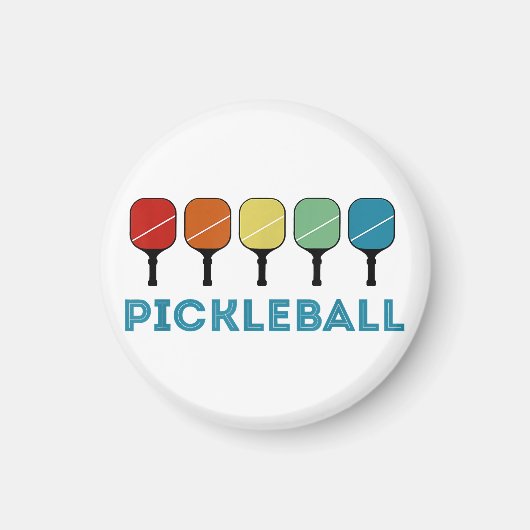 Funny Pickleball Retro Vintag Magnet (Vorne)