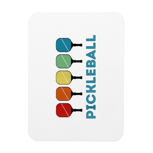 Funny Pickleball Retro Vintag Magnet (Vertikal)