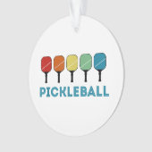 Funny Pickleball Retro Vintag Ornament (Vorderseite)