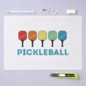 Funny Pickleball Retro Vintag Seidenpapier (Handwerk)