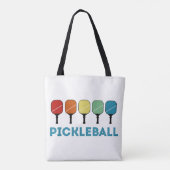 Funny Pickleball Retro Vintag Tasche (Rückseite)