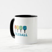 Funny Pickleball Retro Vintag Tasse (Vorderseite Links)