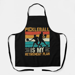 Funny Pickleball Shirt für Opa Schürze