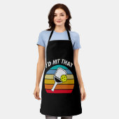 Funny Pickleball Shirt Schürze (Getragen)