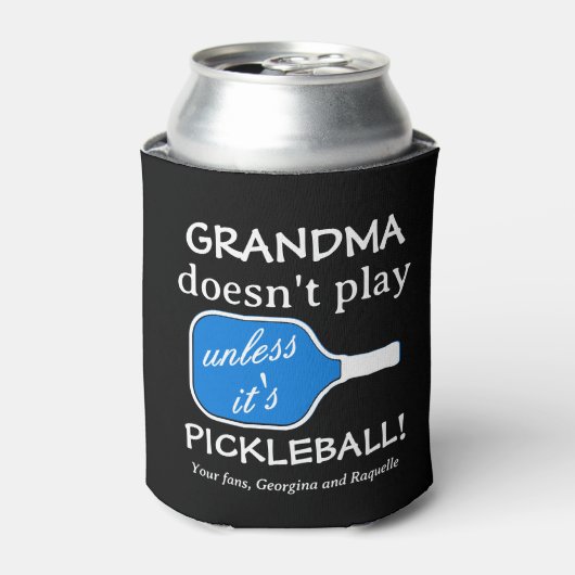 Funny Pickleball Spaß Fun Oma Niedlich Typografie Dosenkühler (Kanne Vorderseite)