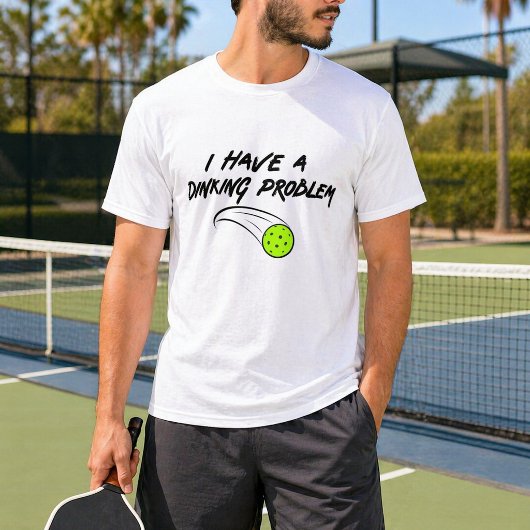 Funny Pickleball Spaß | Ich habe ein Dinierproblem T-Shirt
