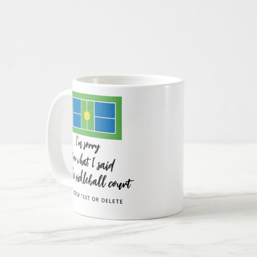 Funny Pickleball Spaß, Pickle Baller Geschenk nach Kaffeetasse (Vorderseite Links)