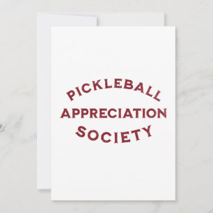 Funny Pickleball Sprichwort Einladung