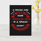 Funny Pickleball Sprichwort Karte (Gelbe Blume)