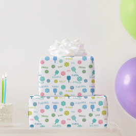 Funny Pickleball Talk Geschenkpapier