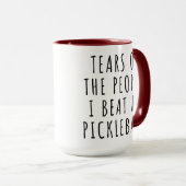 Funny Pickleball Tasse (VorderseiteRechts)