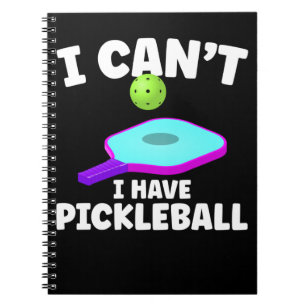 Funny Pickleball Training Joke Pickleball Player Notizblock