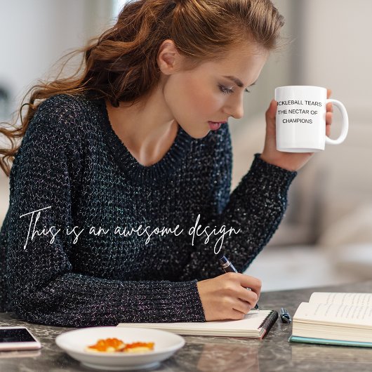 Funny Pickleball Tränen: Der Nektar der Champions Tasse