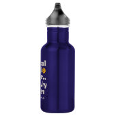 Funny Pickleball und Bier deshalb bin ich hier Edelstahlflasche (Rechts)