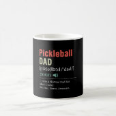 Funny Pickleball Vater Definition Vatertag Kaffeetasse (Mittel)