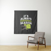 Funny Pickleball Wandteppich (Beispiel)