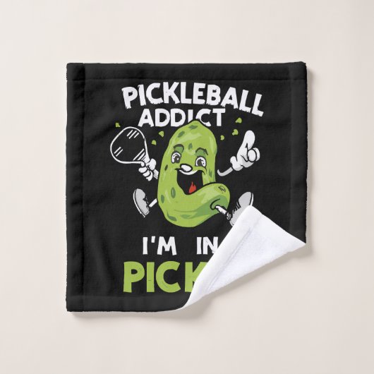 Funny-Pickleball Waschlappen (Waschlappen)