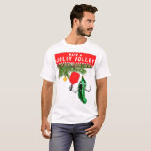 Funny Pickleball Weihnachts-T - Shirt (Vorne ganz)