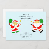 Funny Pickleball Weihnachtskarten Feiertagskarte (Vorne/Hinten)