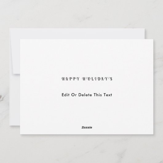 Funny Pickleball Weihnachtskarten Feiertagskarte (Rückseite)