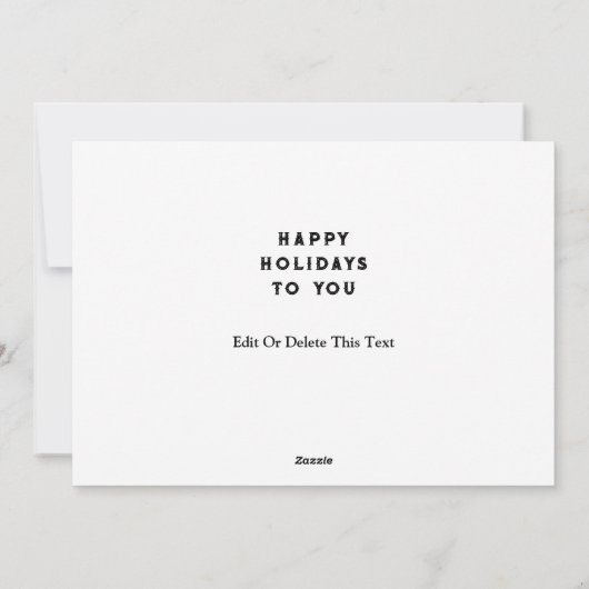 Funny Pickleball Weihnachtskarten Feiertagskarte (Rückseite)