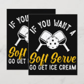 Funny Pickleball, wenn du einen weichen Serve Will (Vorne/Hinten)