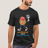 Funny Pickleball-Zeichen T-Shirt (Vorderseite)