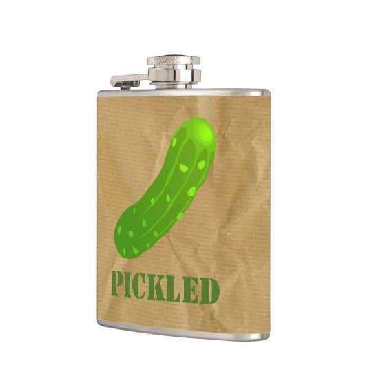 Funny Pickled Flask Flachmann (Links)
