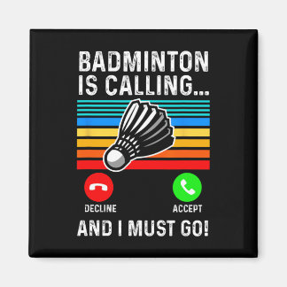 Funny Picklell Dminton Shuttle Magnet