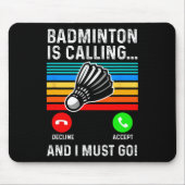 Funny Picklell Dminton Shuttle Mousepad (Vorne)
